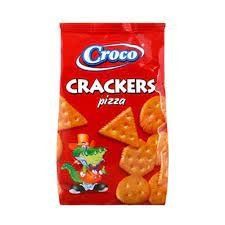 Крекер Croco Crackers зі смаком піци 100 гр НФ-00006046 фото