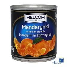 Мандарини Helcom 312 гр в легкому сиропі жб НФ-00012873 фото