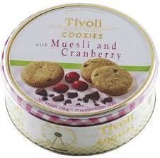 Печиво вершкове Tivoli Muesli&Granbery Мюслі та журавлина 150 гр НФ-00014764 фото