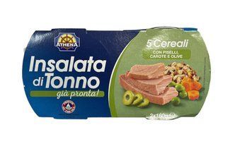 Салат з тунця з овочами 5 Cereali Athena 2*160g НФ-00009045 фото