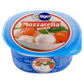 Моцарела Mozzarella Minis Jager в стакані 125 гр НФ-00011749 фото